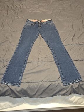 🎀Flared Denim Jeans in Classic Blue